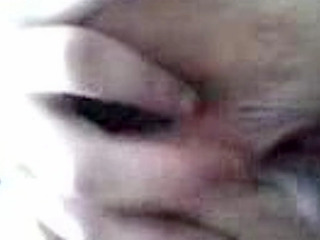 Japanese lady's hairy sex toy play.