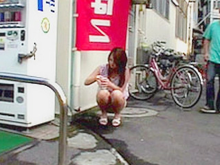 Cute Asian teen gets a huge load of jizz on her face