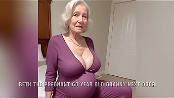[GRANNY Story] The Pregnant and Horny GILF Next Door