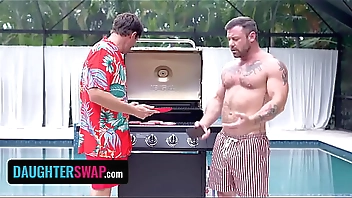Labor Day BBQ Party Turns Into A Step-Daughter Foursome Orgy Blast - DaughterSwap